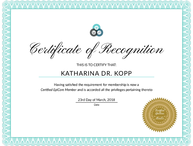 EpiCore Certified Member